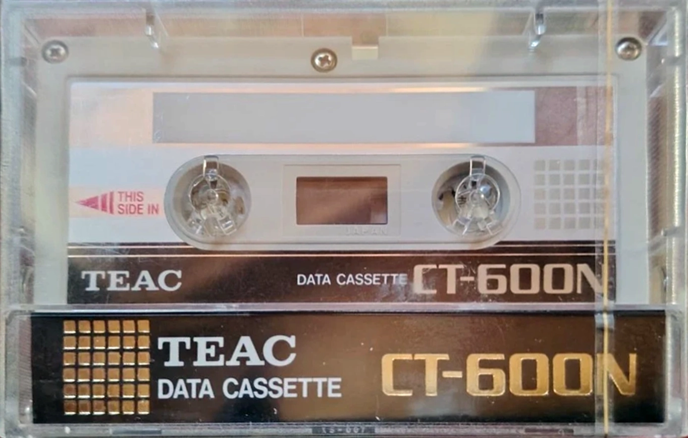 Compact Cassette Teac CT "CT-600N" Computer Cassette 1980 Worldwide