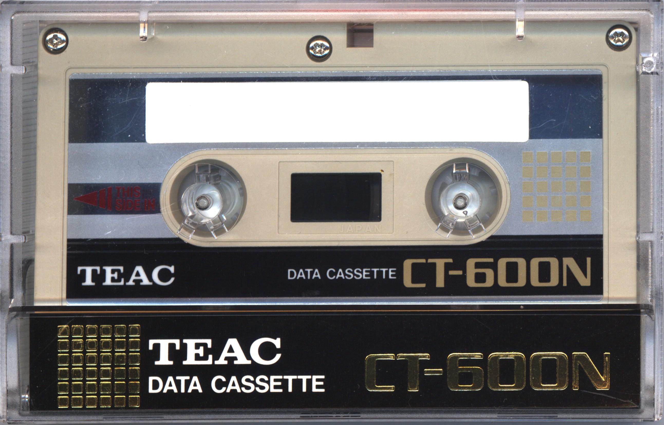 Compact Cassette Teac CT "CT-600N" Computer Cassette 1980 Worldwide