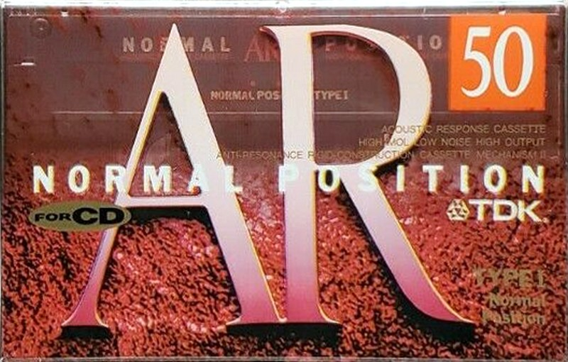 Compact Cassette TDK AR 50 "AR-50A" Type I Normal 1993 Japan