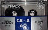 Compact Cassette Meltrack CR-X 60 Type II Chrome 1992 India