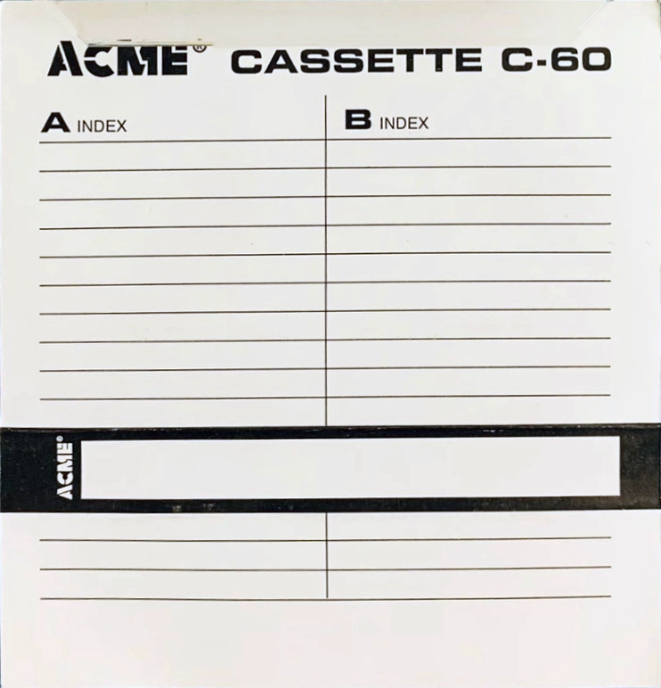 Compact Cassette Acme MS 400 60 Type I Normal Germany