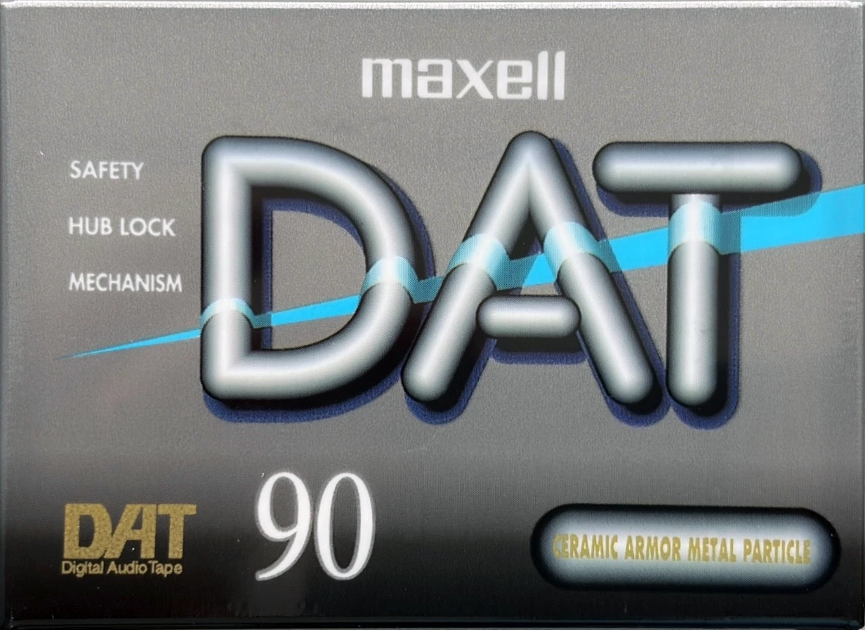 Digital Audio Tape Maxell 90 Type IV Metal 1993 Europe