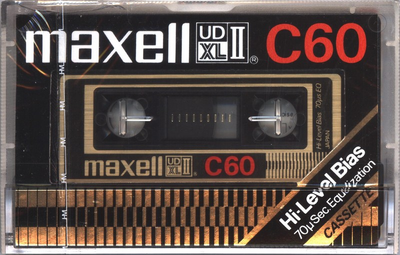 Compact Cassette Maxell UD XLII 60 Type II Chrome 1977 Europe