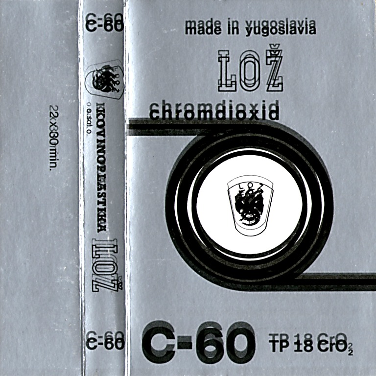 Compact Cassette Lož 60 Type II Chrome Yugoslavia