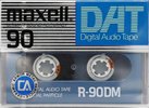 Digital Audio Tape Maxell 90 "R-90DM" Type IV Metal 1987 USA