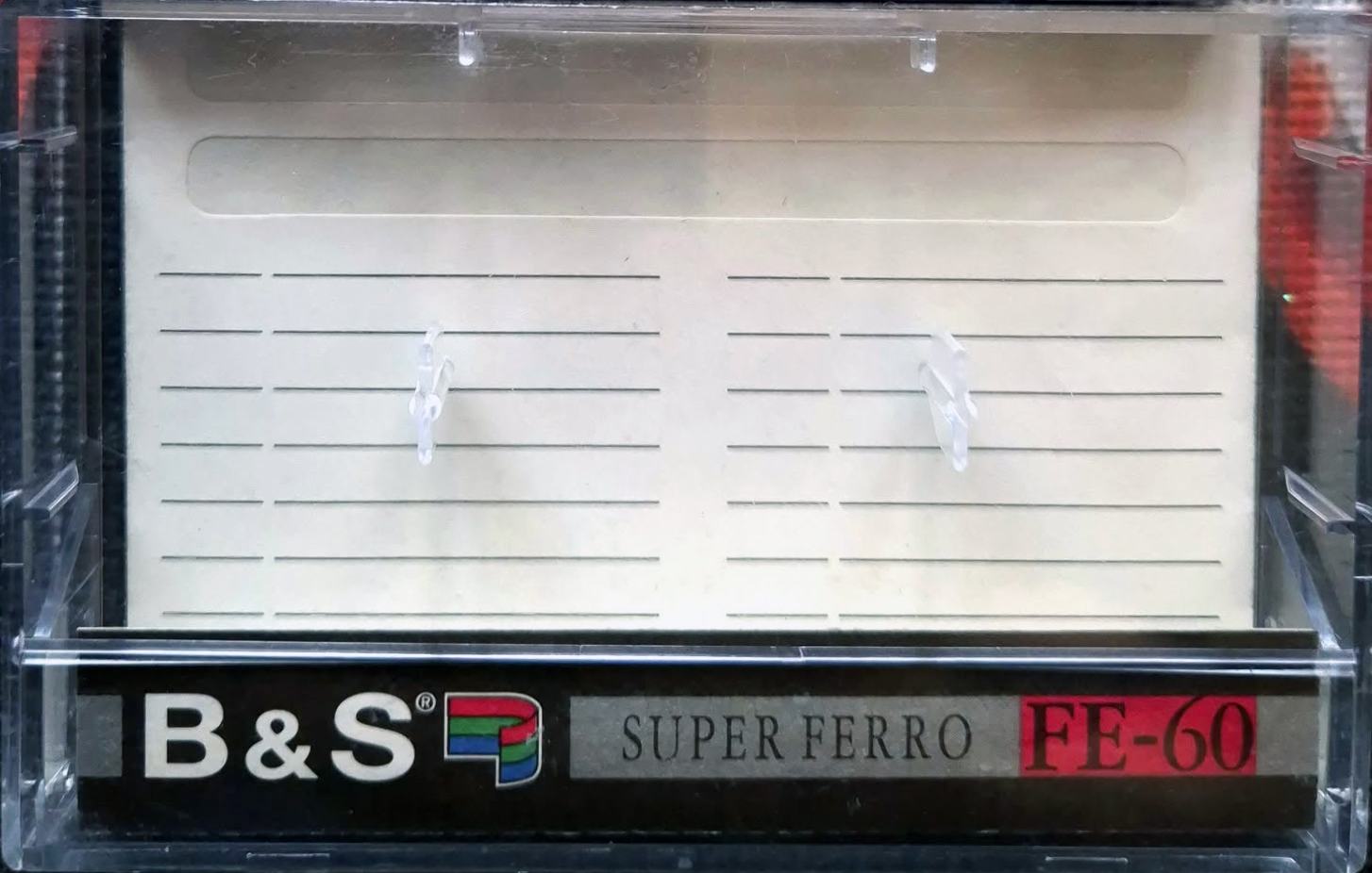 Compact Cassette B&S 60 "FE HD" Type I Normal Europe