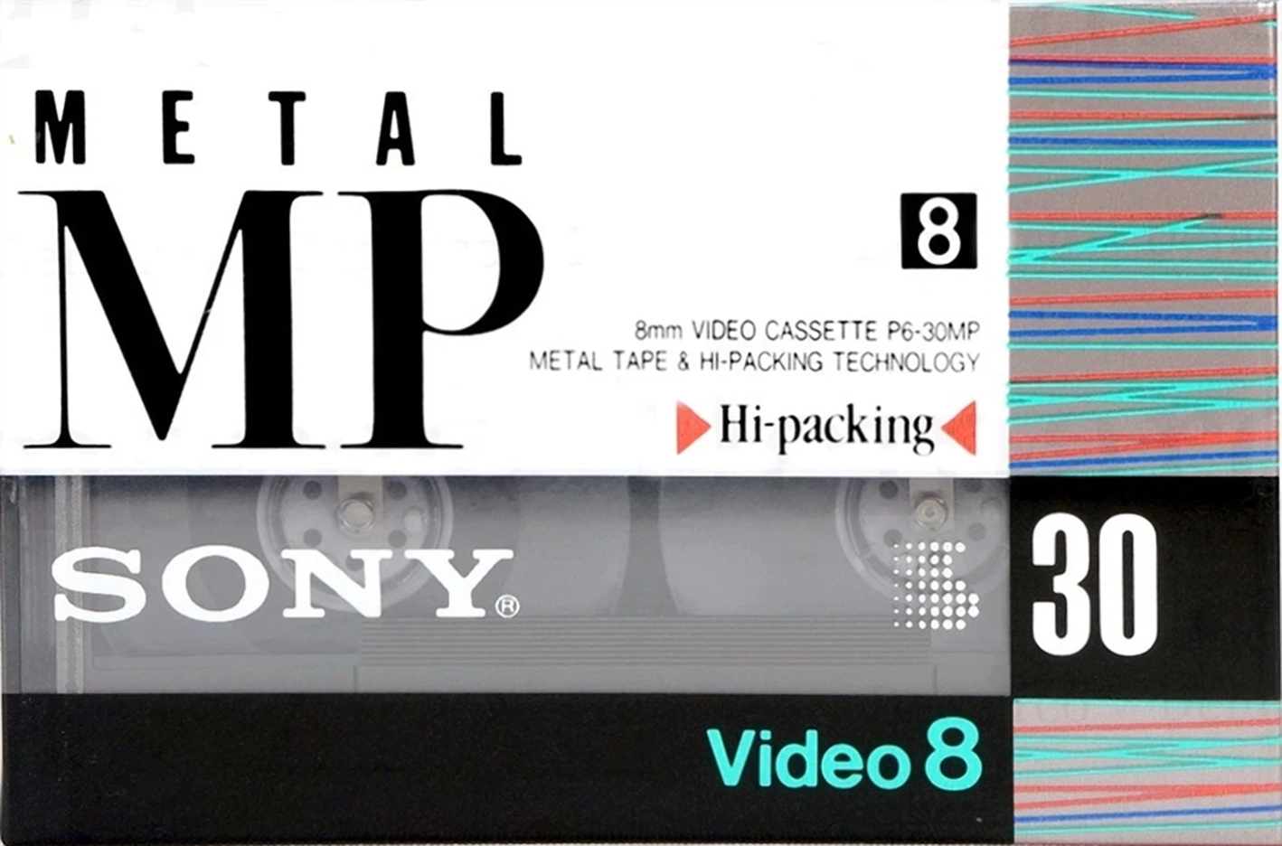 Video8, Hi8, Digital8 Sony MP 30 "P6-30MPB" Type IV Metal 1991 Japan