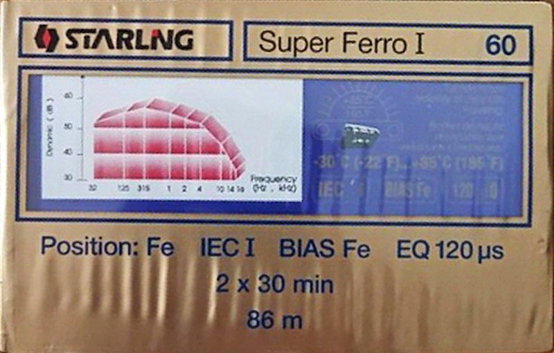 Compact Cassette Starling 60 Type I Normal Poland