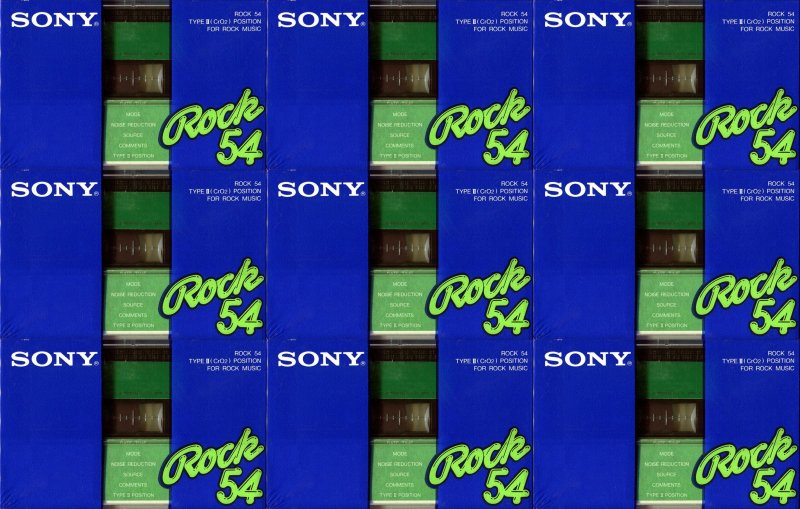 Compact Cassette: Sony  - Rock 54