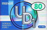 Compact Cassette Maxell UDI / UD1 80 "UD1-80N" Type I Normal 2000 Japan
