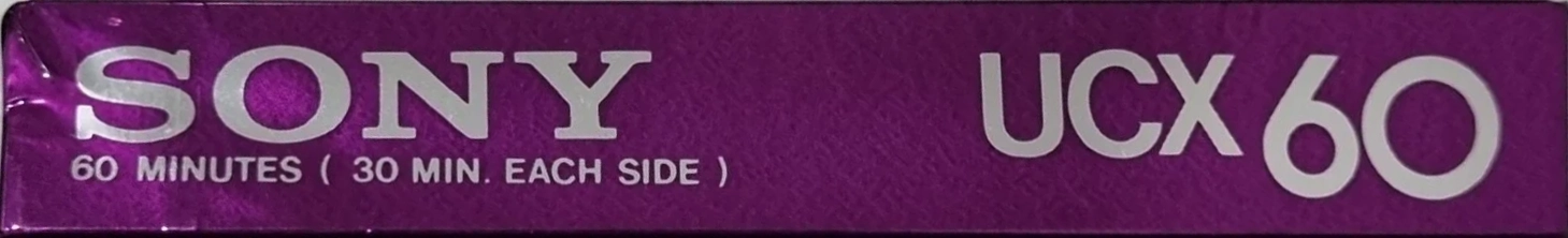 Compact Cassette Sony UCX 60 Type II Chrome 1983 Japan