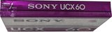 Compact Cassette Sony UCX 60 Type II Chrome 1983 Japan