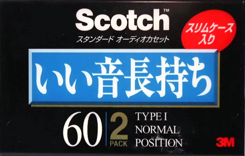 2 pack Scotch Standard 60 "SS" Type I Normal Japan