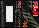 Compact Cassette Fuji FX-II 46 Type II Chrome 1977 Europe, North America