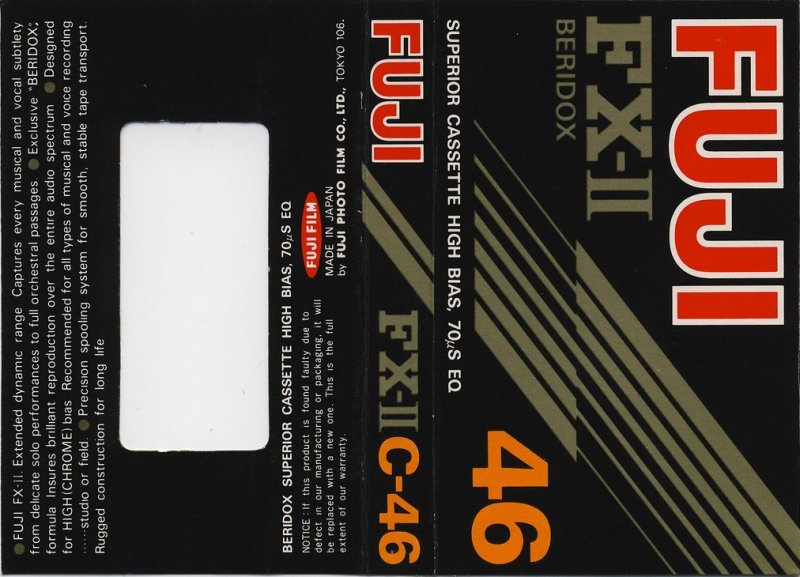 Compact Cassette: FUJI Fuji - FX-II 46