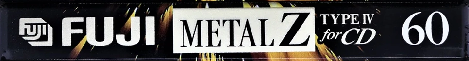 Compact Cassette Fuji Metal Z 60 Type IV Metal 1995 North America