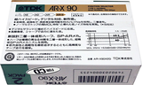 2 pack TDK AR-X 90 "AR-X90X2G" Type I Normal 1988 Japan