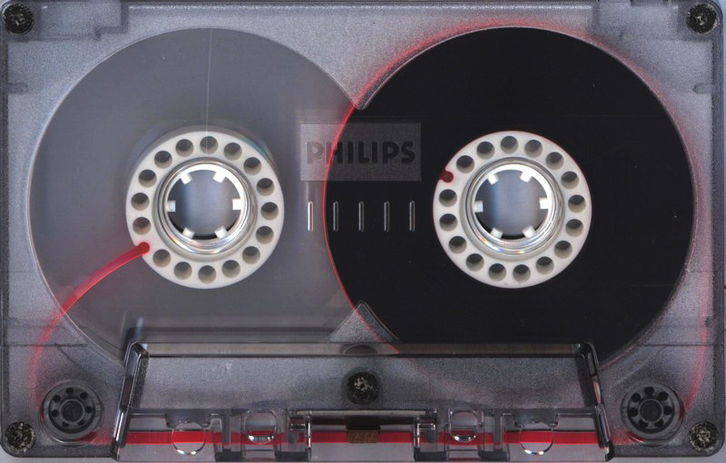 Compact Cassette Philips Moving Sound 90 Type II Chrome 1988 Europe