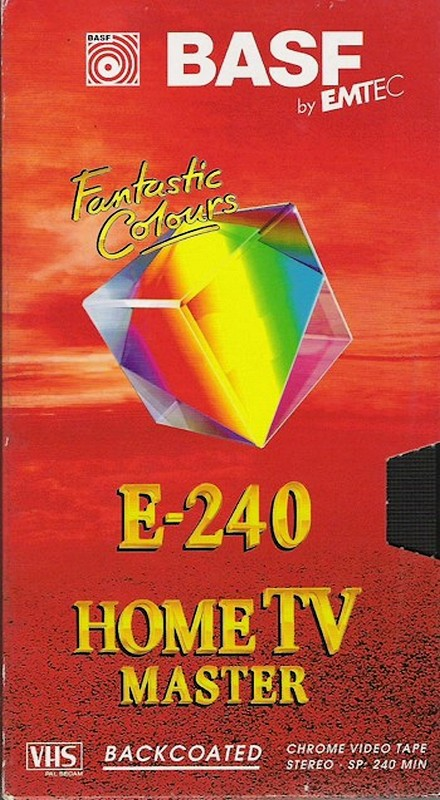 VHS, Video Home System: EMTEC BASF - Home TV Master 240