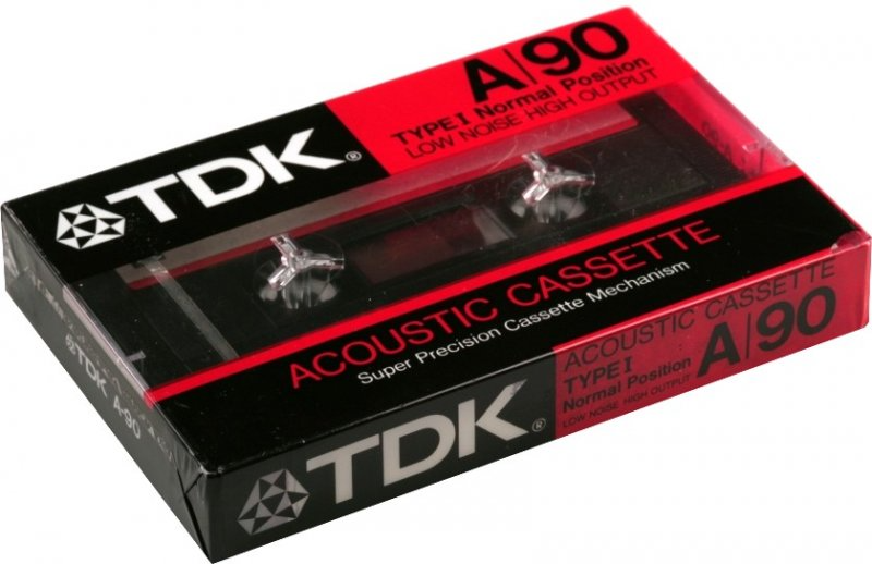 Compact Cassette TDK A 90 Type I Normal 1986 USA