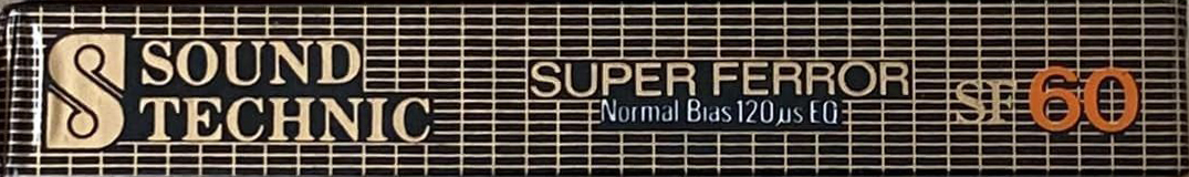 Compact Cassette Sound Technic 60 Type I Normal Worldwide