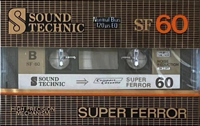 Compact Cassette Sound Technic 60 Type I Normal Worldwide