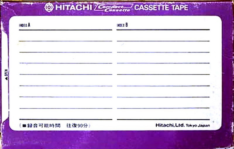 Compact Cassette: Maxell / Hitachi Hitachi -  90