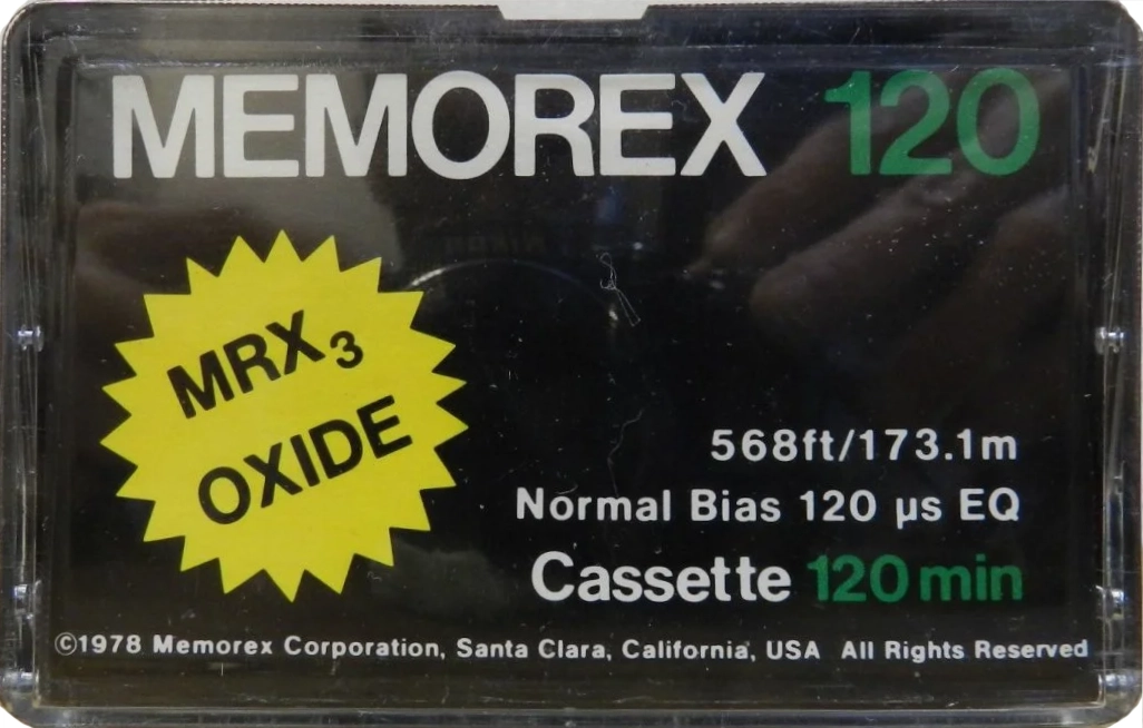 Compact Cassette: Memorex  - MRX3 Oxide 120