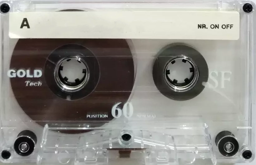 Compact Cassette Gold Tech SF 60 Type I Normal 1994 Italy