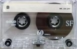 Compact Cassette Gold Tech SF 60 Type I Normal 1994 Italy