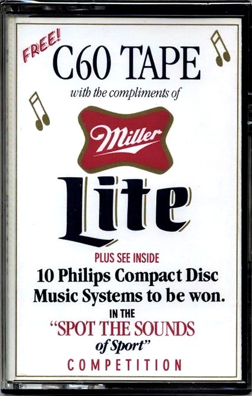 Compact Cassette Miller Lite 60 Type I Normal