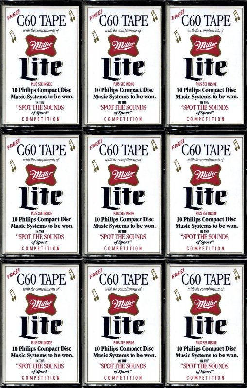 Compact Cassette:  Miller - Lite 60