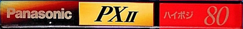 Compact Cassette Panasonic PX II 80 "RT-80PX2" Type II Chrome 1994 Japan