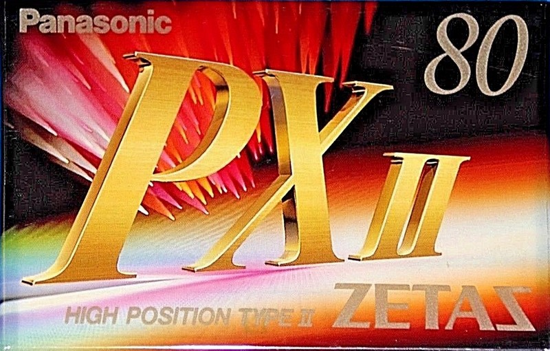 Compact Cassette Panasonic PX II 80 "RT-80PX2" Type II Chrome 1994 Japan