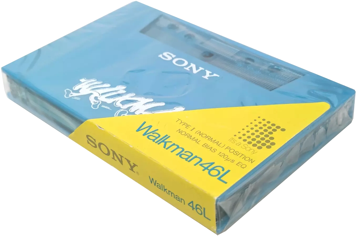 Compact Cassette Sony Walkman 46 "Walkman46L" Type II Chrome Japan