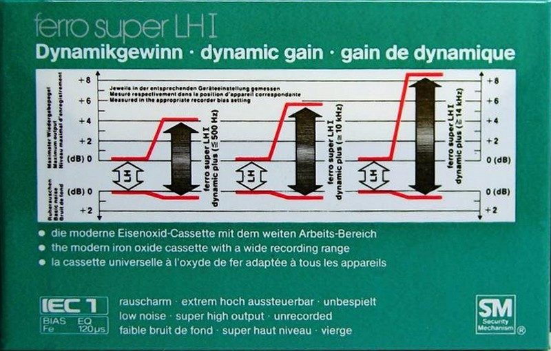 Compact Cassette: BASF  - Ferro Super LH I 60