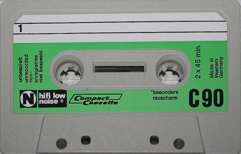 Compact Cassette Neckermann 90 "№ 800/864" Type I Normal 1975 Europe