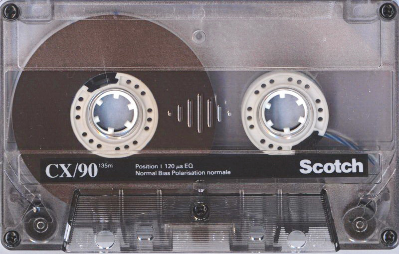 Compact Cassette Scotch CX 90 Type I Normal 1990 Worldwide