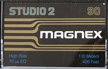 Compact Cassette Magnex Studio 2 90 Type II Chrome 1978 Europe