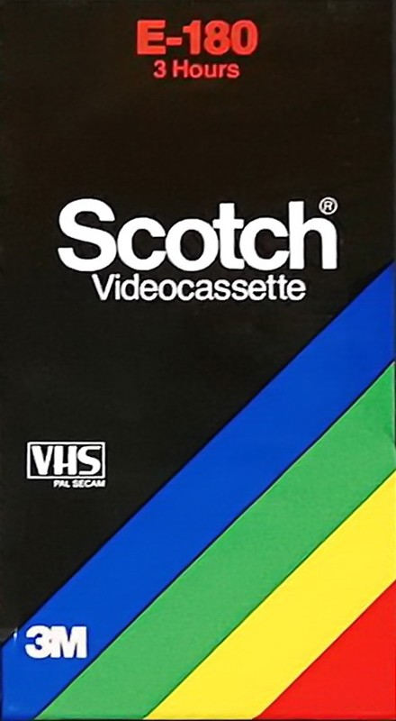 VHS, Video Home System:  Scotch -  180