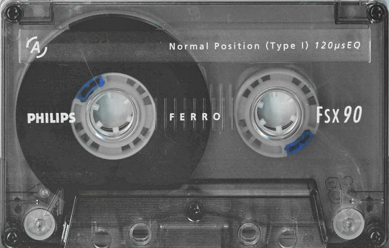 Compact Cassette Philips FSX 90 Type I Normal 1990 Europe