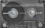 Compact Cassette Philips FSX 90 Type I Normal 1990 Europe