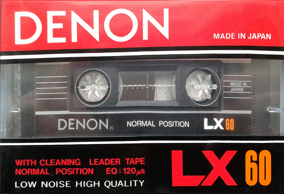 Compact Cassette Denon LX 60 Type I Normal 1984 Europe