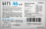 Compact Cassette Victor Gets 46 "GF-G46 WT" Type I Normal 1988 Japan