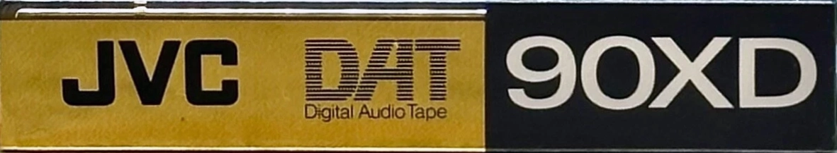 Digital Audio Tape JVC 90 "R-90XDA" Type IV Metal 1990 North America