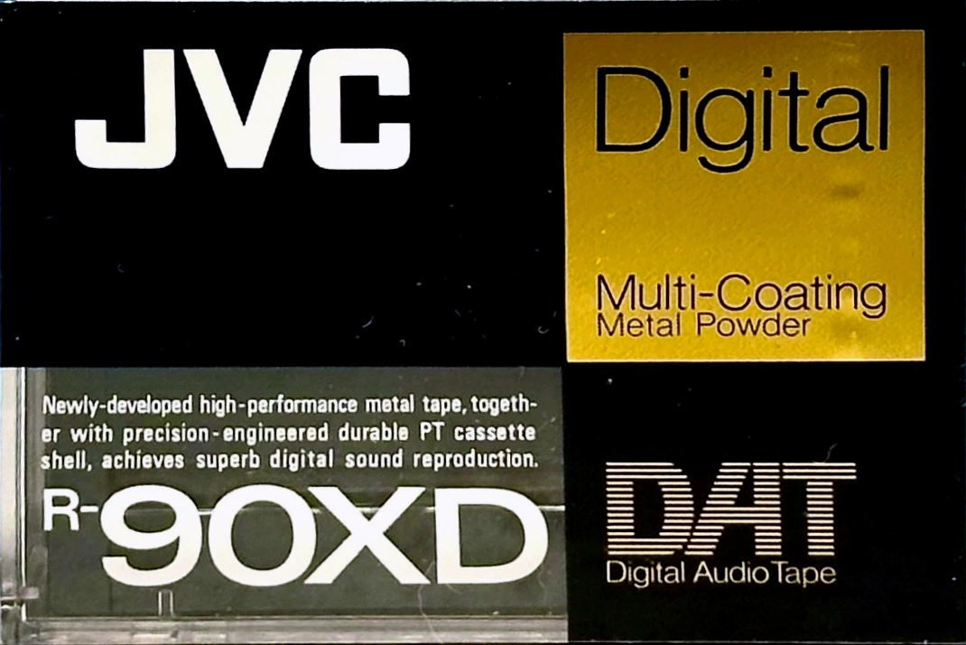 Digital Audio Tape JVC 90 "R-90XDA" Type IV Metal 1990 North America