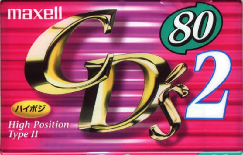 Compact Cassette Maxell CD`s II / CD`s 2 80 "CDS2-80M" Type II Chrome 1999 Japan