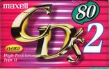 Compact Cassette Maxell CD`s II / CD`s 2 80 "CDS2-80M" Type II Chrome 1999 Japan