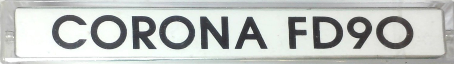 Compact Cassette Corona FD 90 "Whats Crystal" Type I Normal Japan
