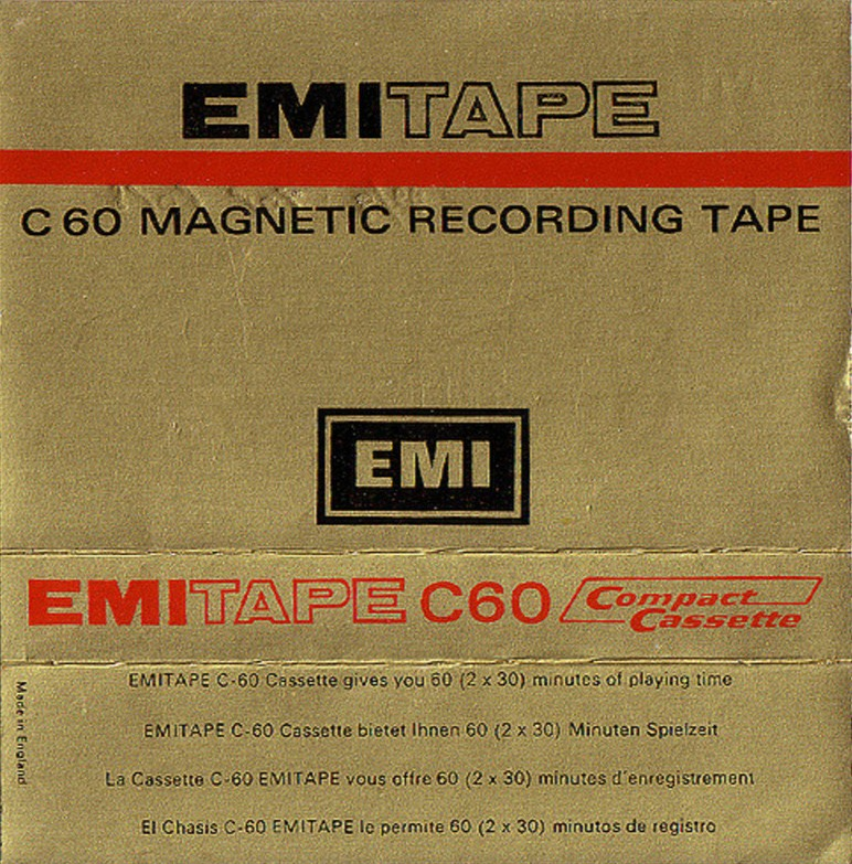 Compact Cassette EMITAPE 60 Type I Normal 1967 Europe